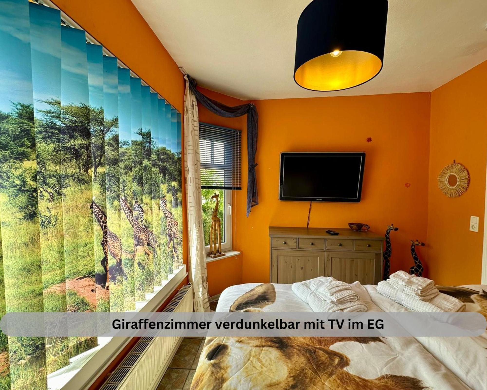 Lodge Of Africa - Einzigartige Themenzimmer, Eingezaeunten Garten, Sauna, Whirlpool & Kamin, Hunde Willkommen, Gasgrill, Voll Ausgestattete Kueche, Grosser Essbereich, Hamburg & Stade In Der Naehe Twielenfleth Dış mekan fotoğraf